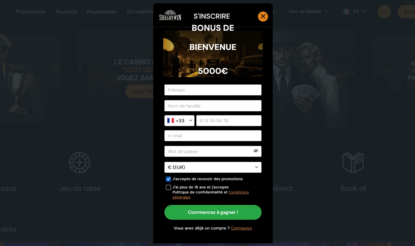 shelbywin casino inscription